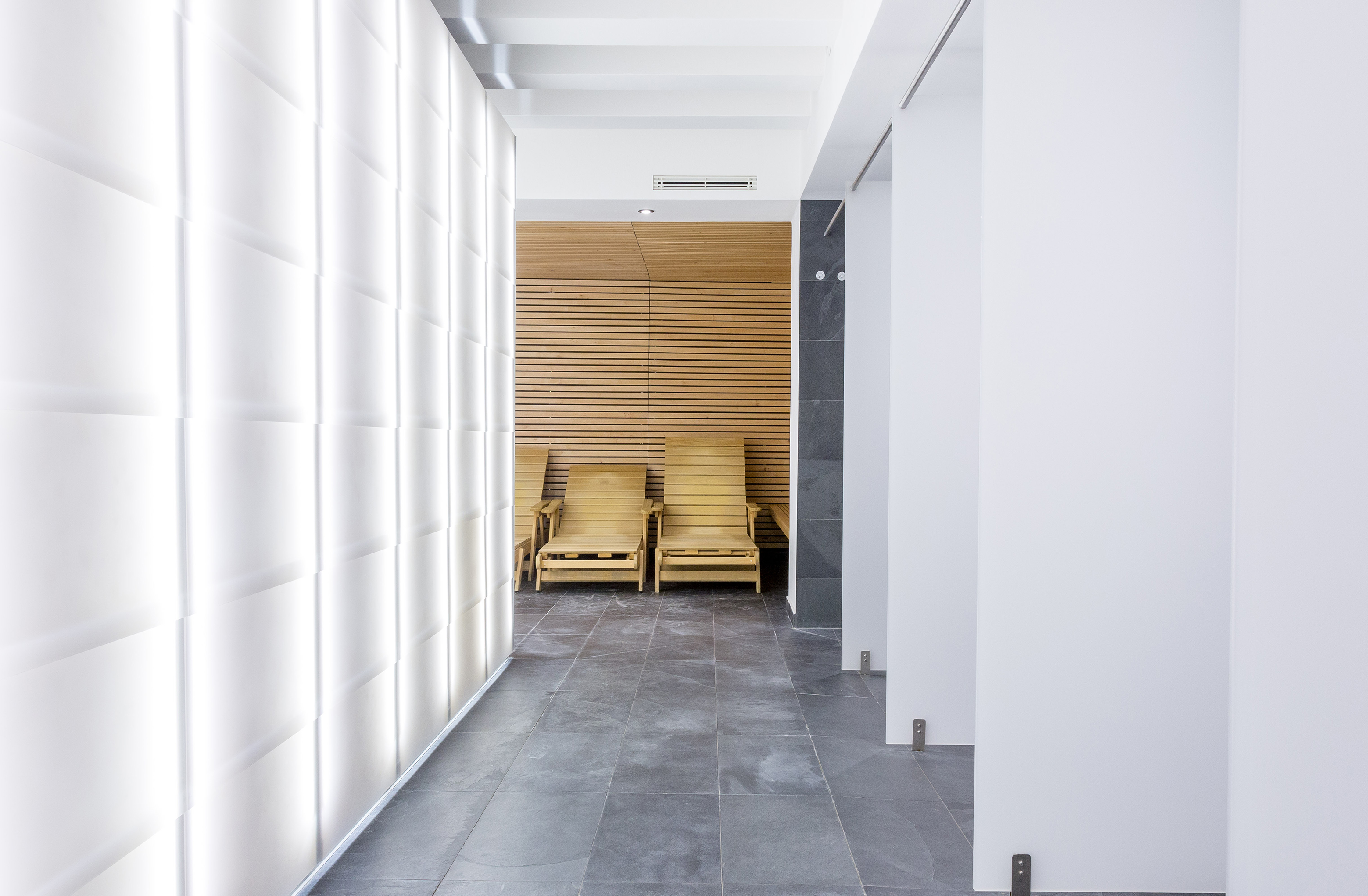 Rekonstrukce sauny sportcentra palce Ymca